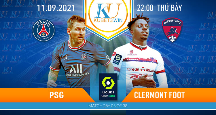 soi kèo PSG vs Clermont 22h00 11/9/2021 - Ligue 1